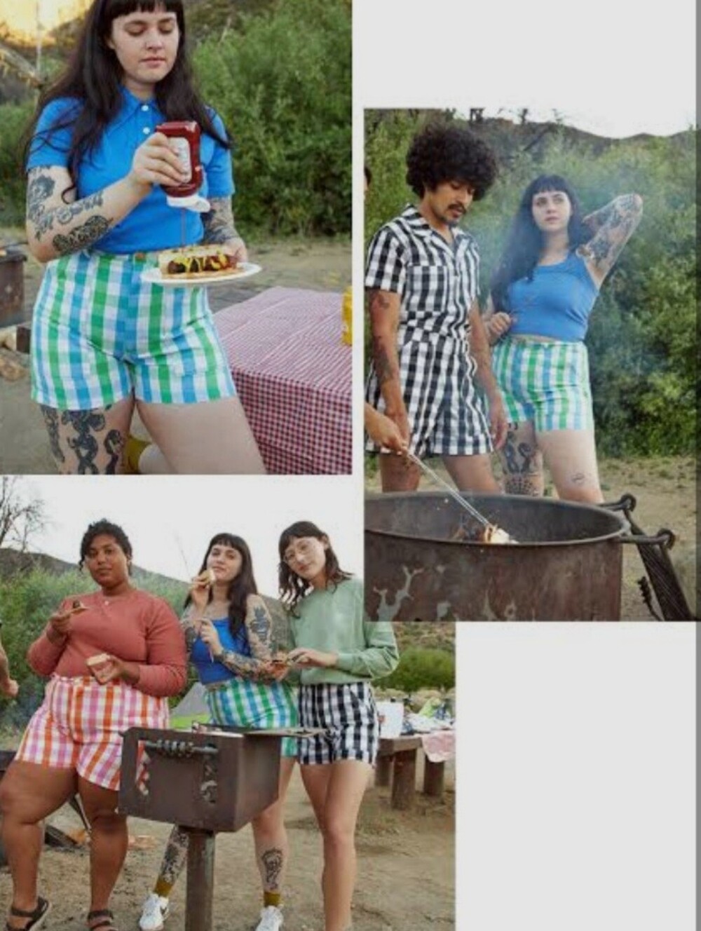 NWOT Big Bud Press Work Pants Gingham Shorts. Size XS